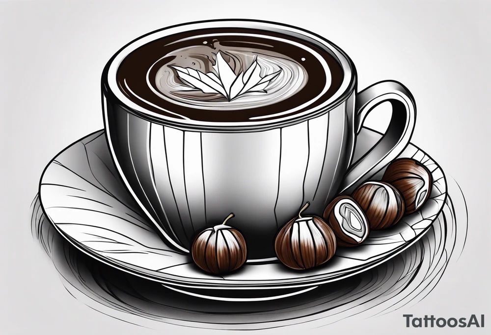 chestnuts poured into coffee tattoo idea