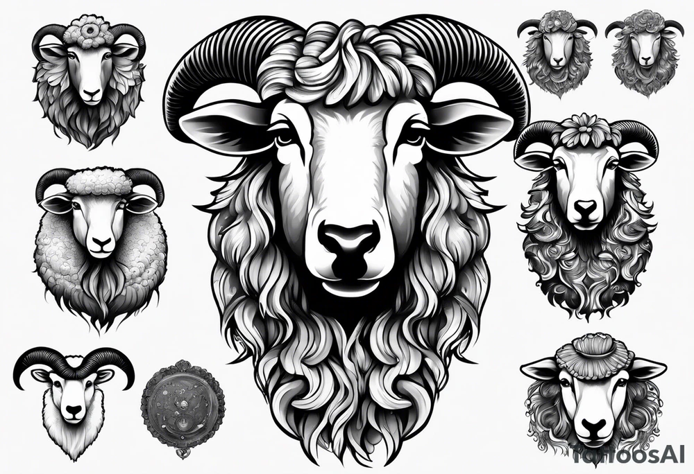 shephard, sheep tattoo idea