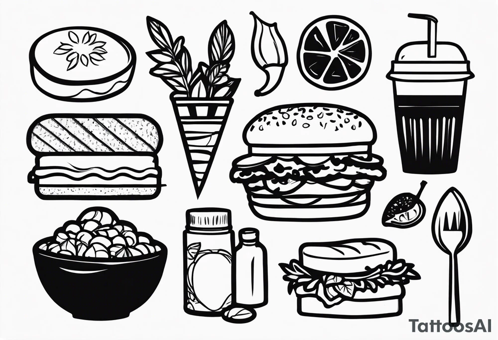 foodie tattoo idea
