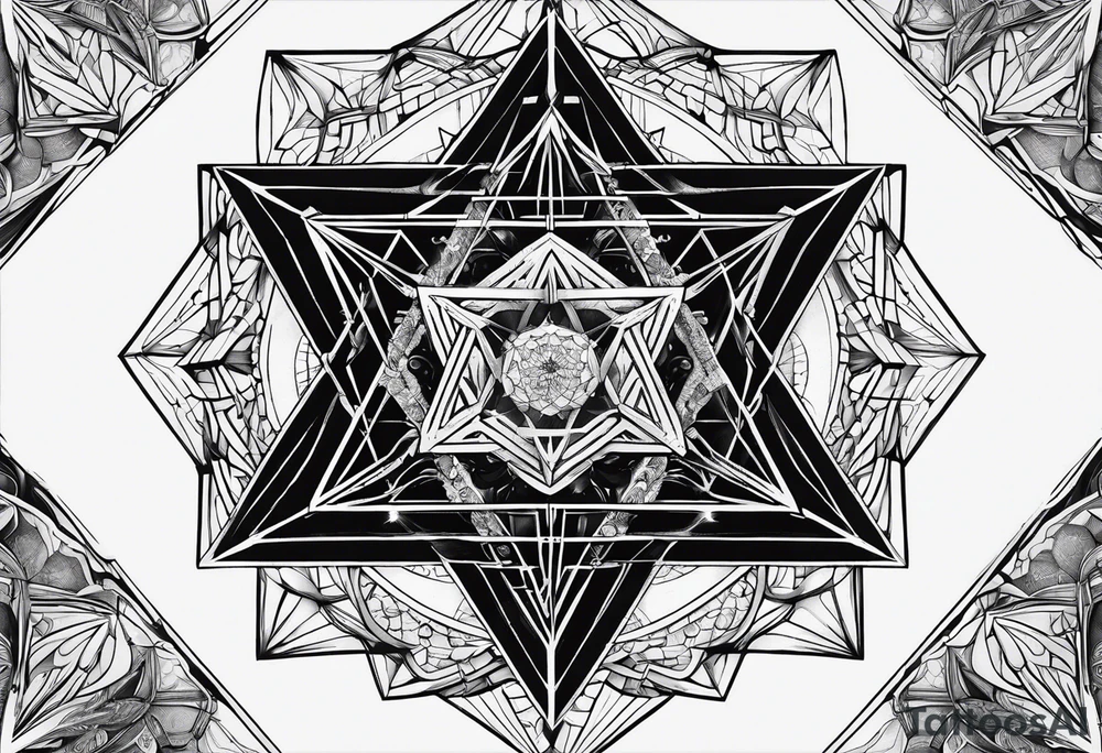 Metatron's cube tattoo idea