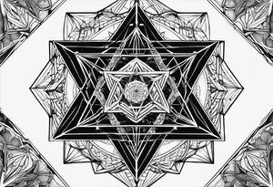 Metatron's cube tattoo idea