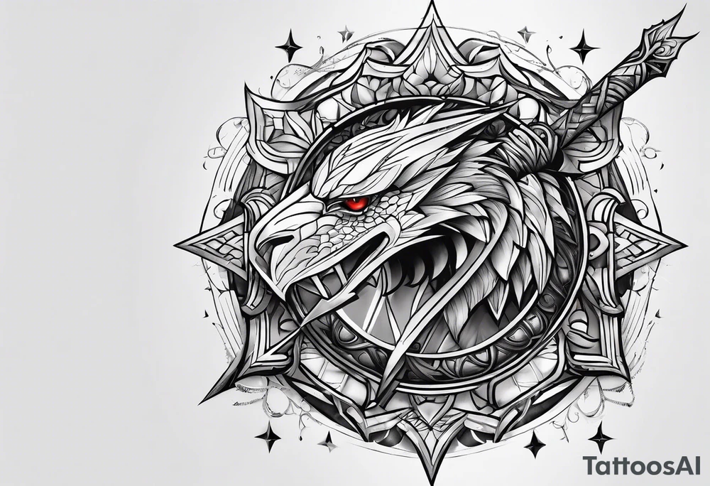 Lance of Longinus tattoo idea