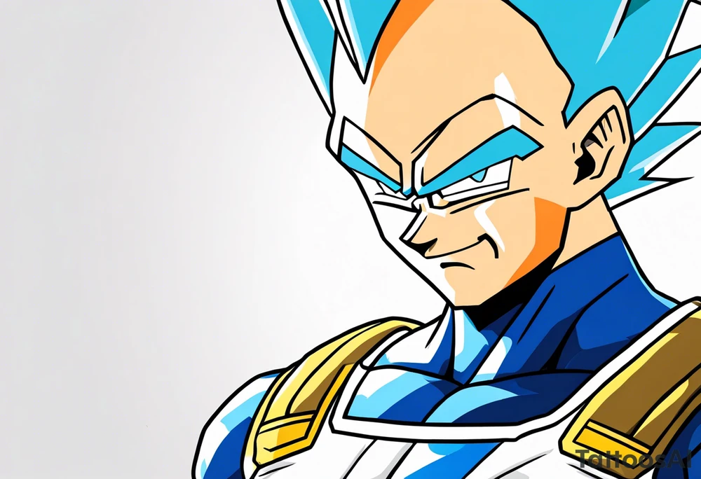 vegeta tattoo idea