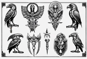 Horus tattoo idea