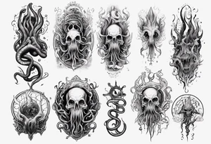 long tattoo for forearm on lovecraft them
add tentacle tattoo idea