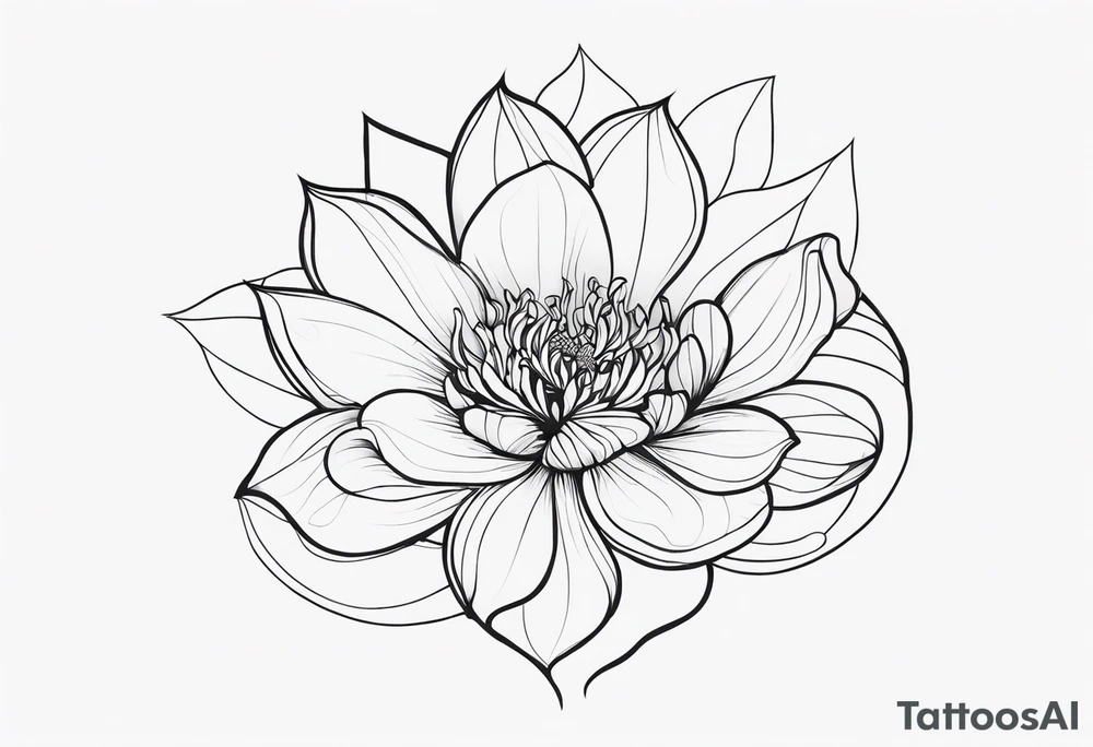flower tattoo idea