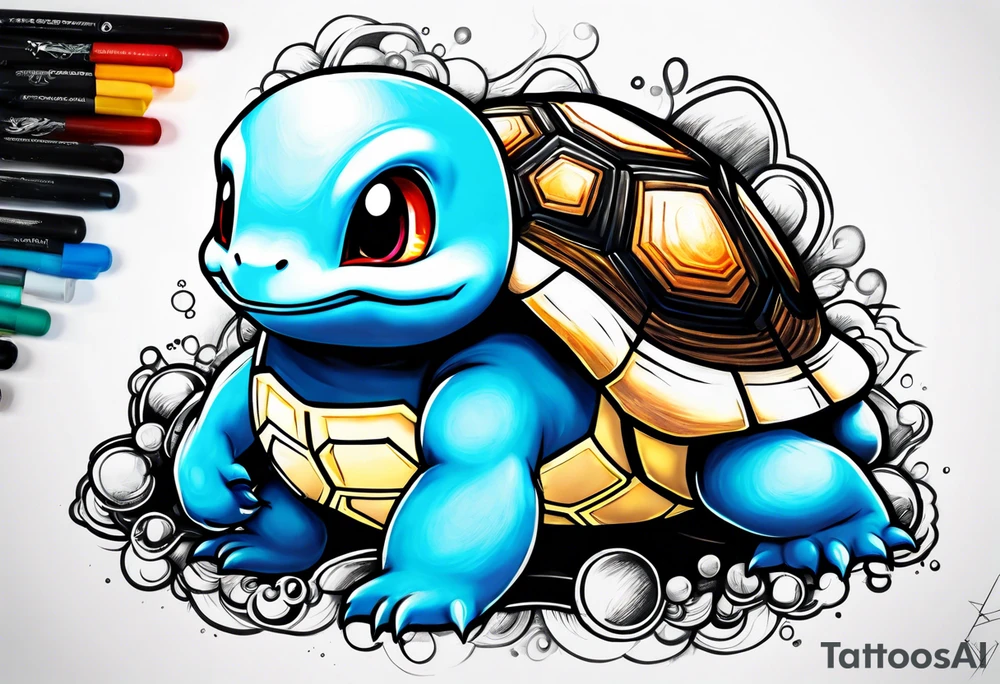 Squirtle tattoo idea