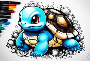 Squirtle tattoo idea