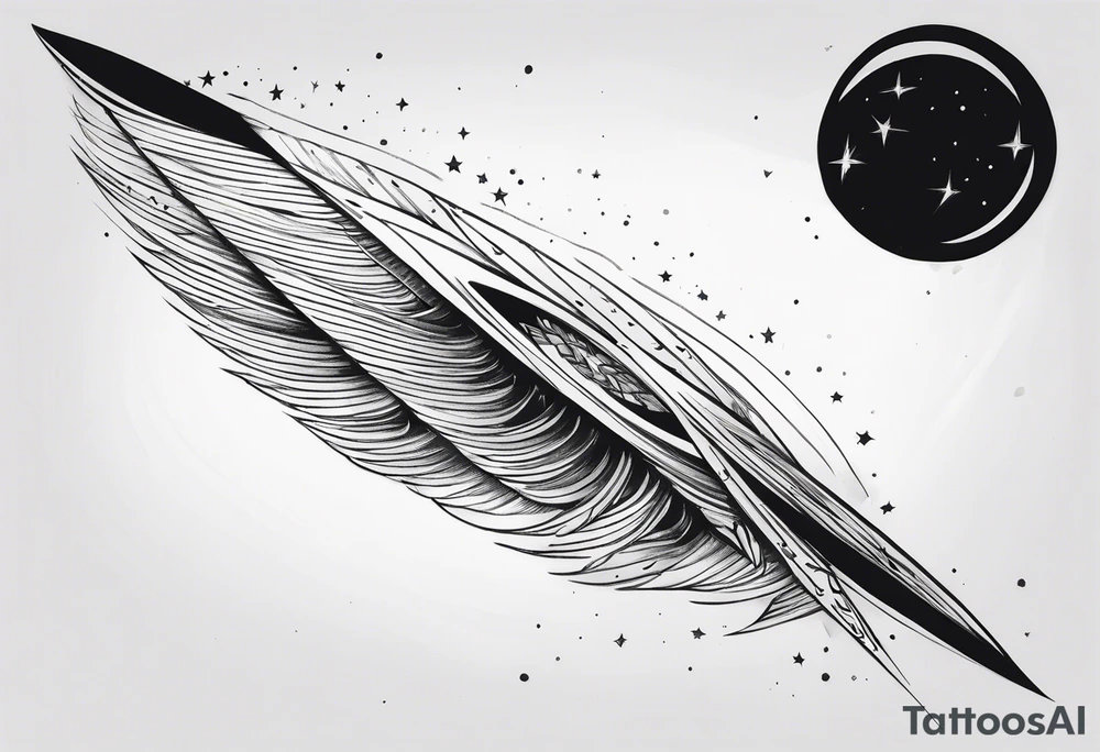 comets soaring tattoo idea