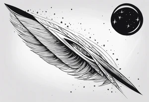 comets soaring tattoo idea