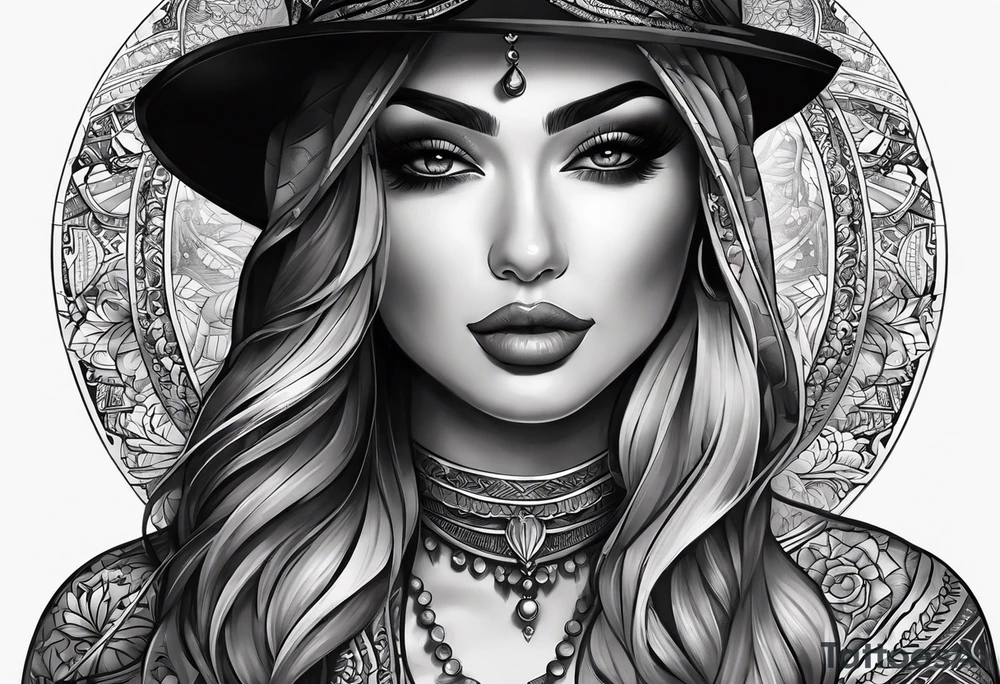 وشم غراب خلف الرقبة tattoo idea