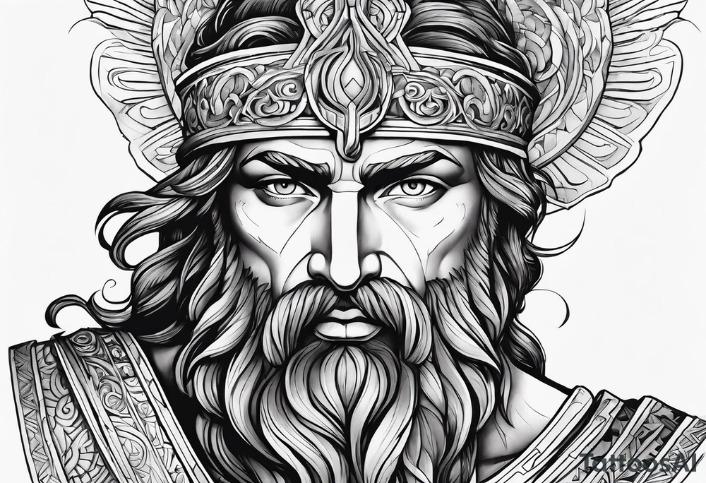 greek god tattoo idea