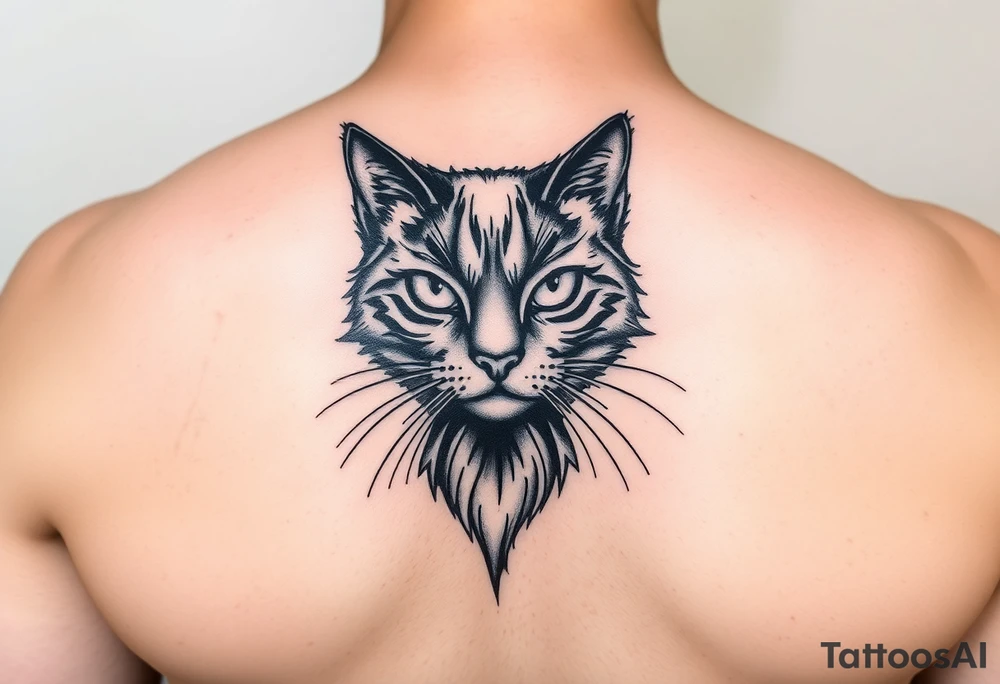 Black Cat tattoo idea