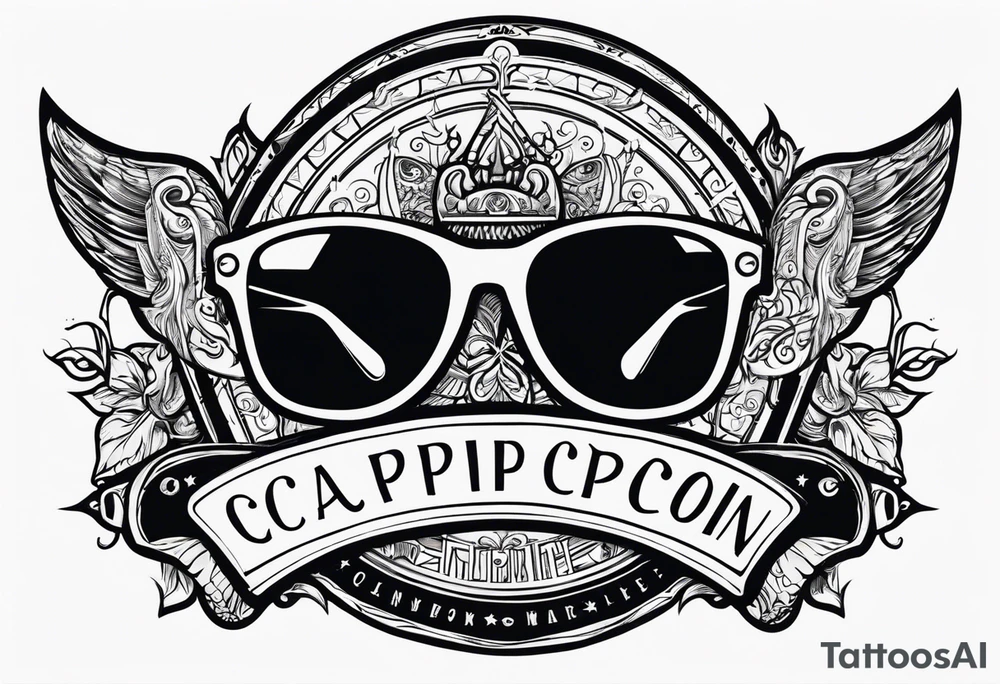 capricorn sunglasses Officer tattoo idea