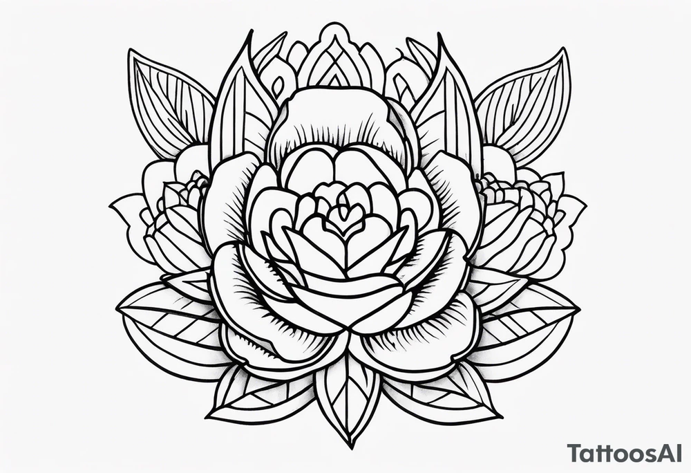 Small girly Traditional tattoo idea