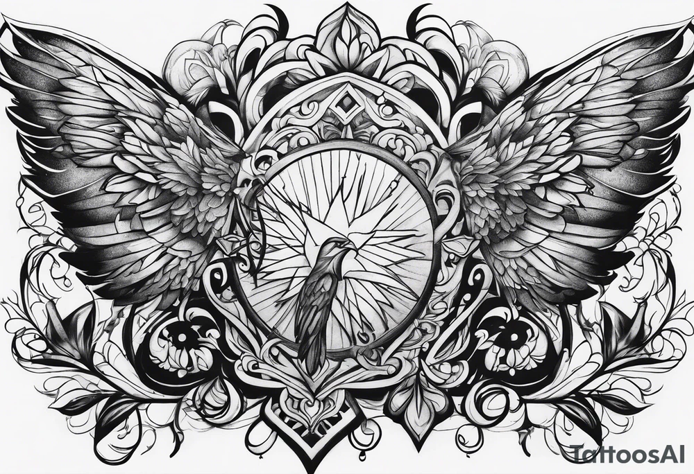 broken sword tattoo idea