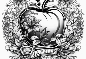 Teacher Apple and lab tattoo idea