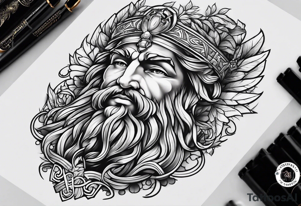 greek god tattoo idea
