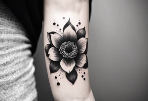 flower tattoo on arm tattoo idea
