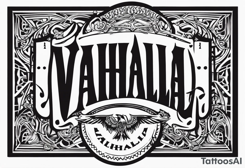 Valhalla entrance tattoo idea