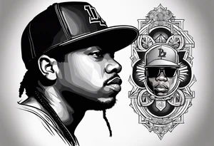 eazy e dr dre ice cube tattoo idea