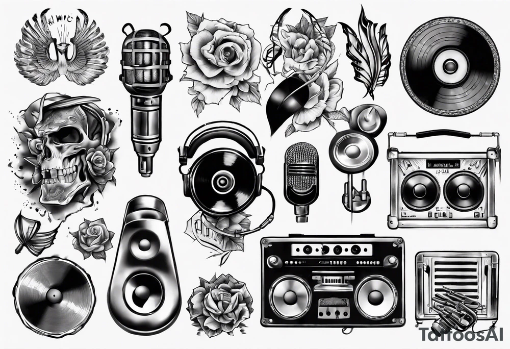 sound music tattoo idea