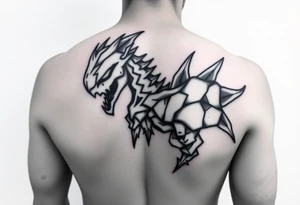 Créame un tarro en miniatura para la parte baja del bicep de una personaje principal de dragón Ball con el nombre dé Lorelay, el diseño representa a mi hermana pequeña tattoo idea