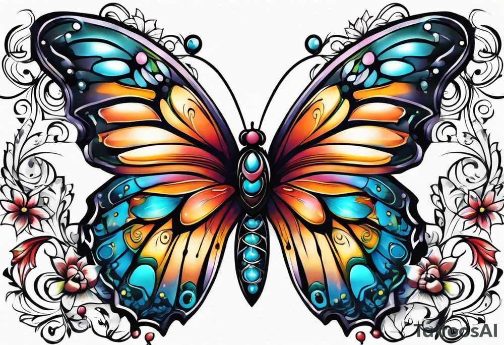 butterfly tattoo idea