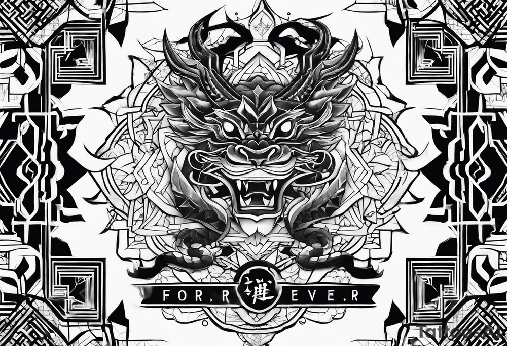 kanji forever tattoo idea