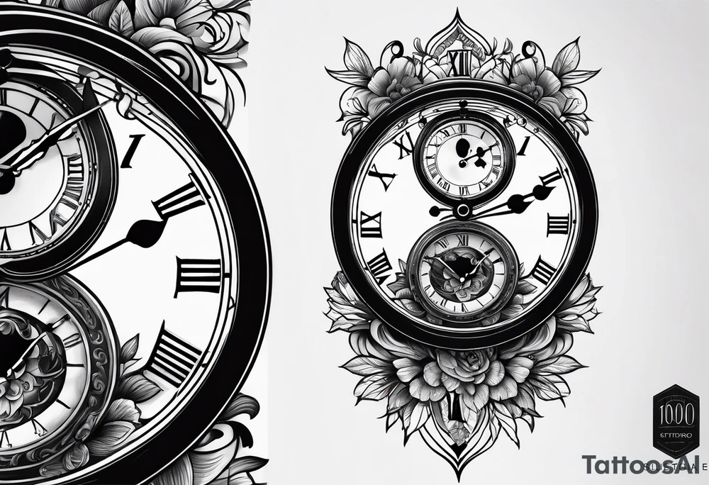 Clock tattoo idea
