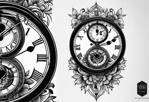Clock tattoo idea
