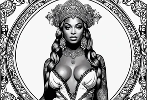 Beyonce Renaissance tattoo idea