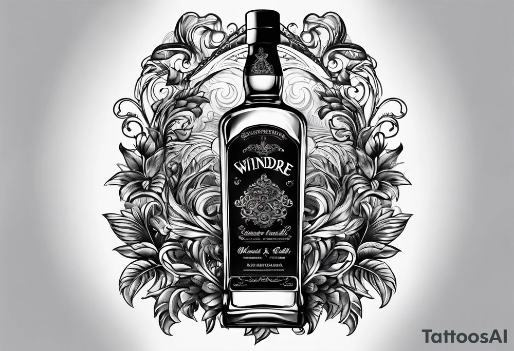 Windsor Imported supreme blend whiskey tattoo idea