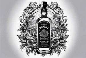 Windsor Imported supreme blend whiskey tattoo idea