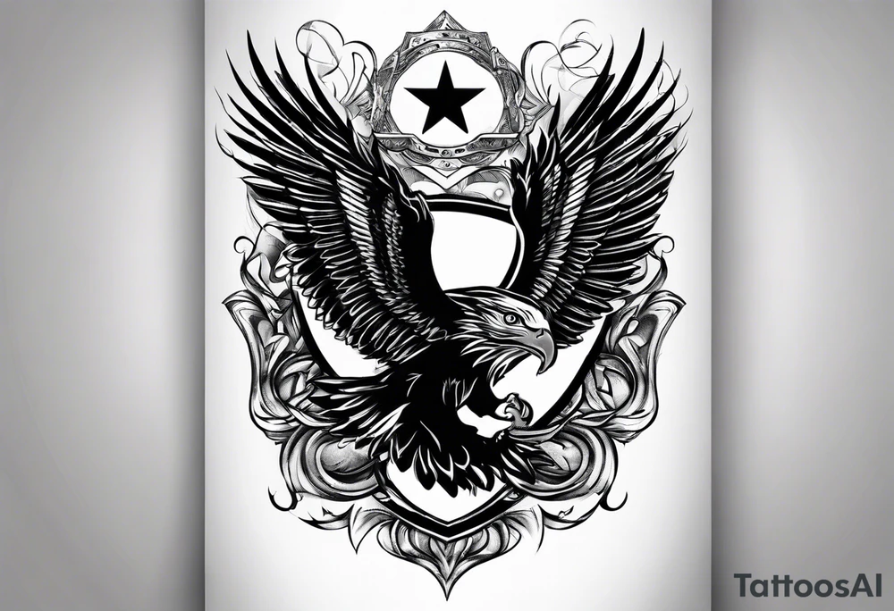 independence, freedom, courage, american, loyal tattoo idea
