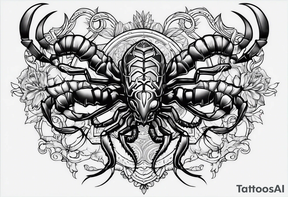 scorpio tattoo idea
