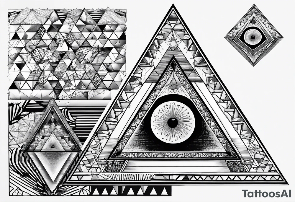 A triangle. Nothing else than that. Just one triangle. tattoo idea A triangle. Nothing else than that. Just one triangle. tattoo idea