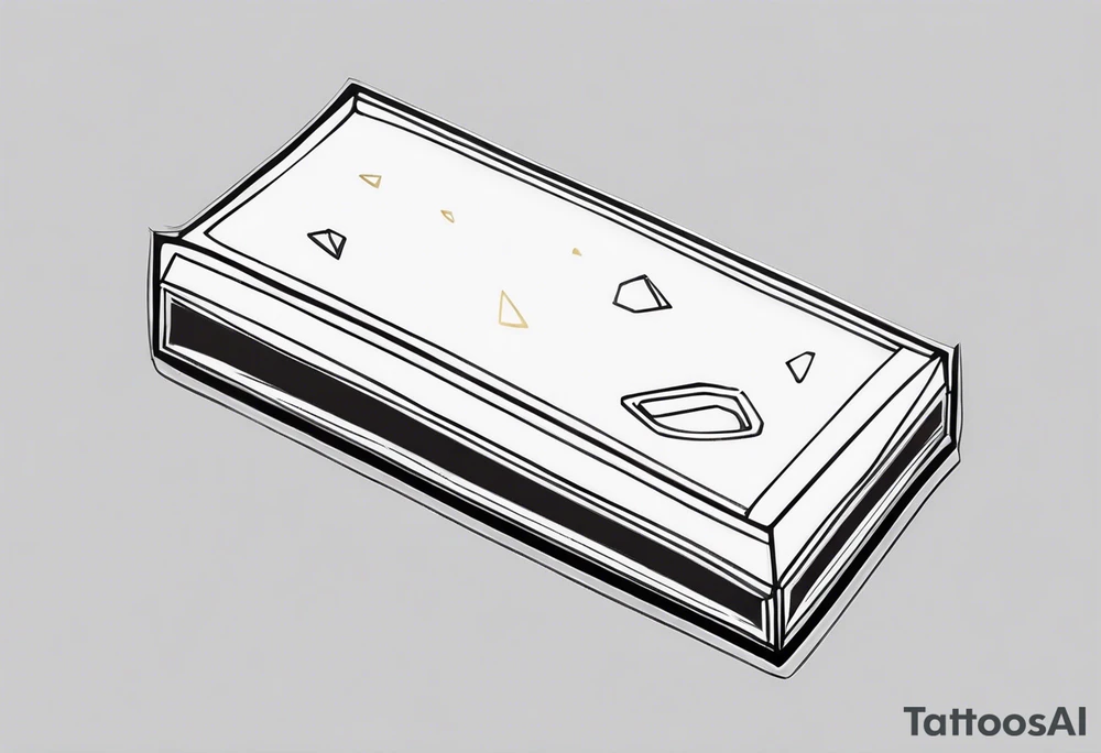 Gold ingot tattoo idea