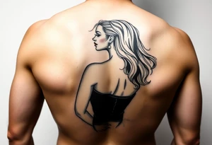 Girl with big ass tattoo idea