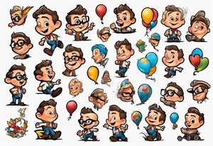 up! movie boy tattoo idea