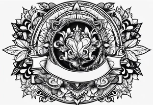Script work tattoo idea