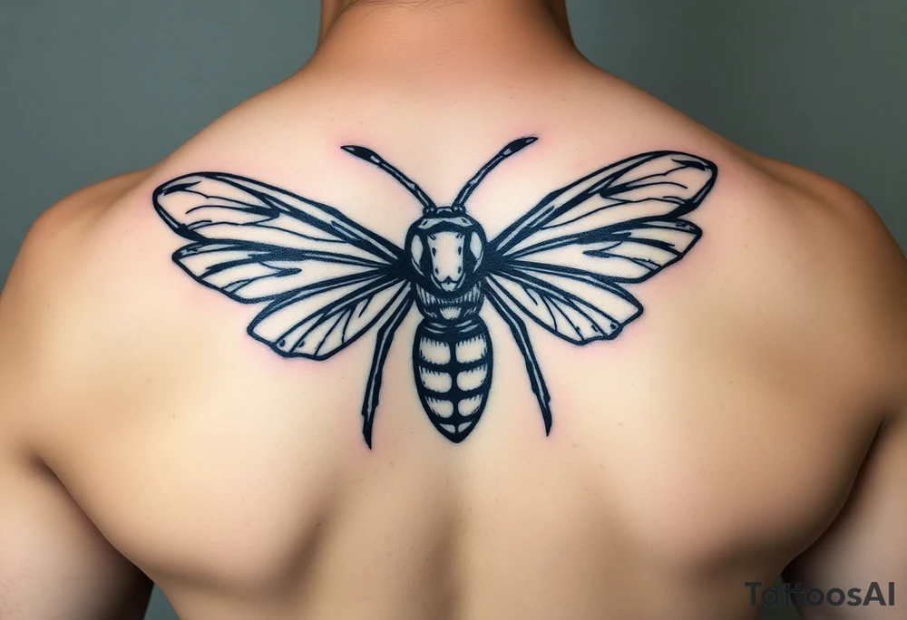Fierce Hornet flying tattoo idea