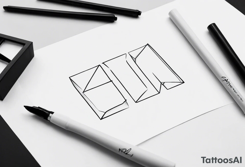 letters tattoo idea