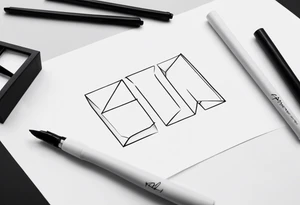 letters tattoo idea