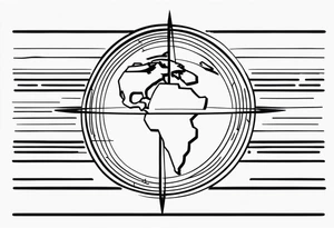 Equator line coordinates tattoo idea