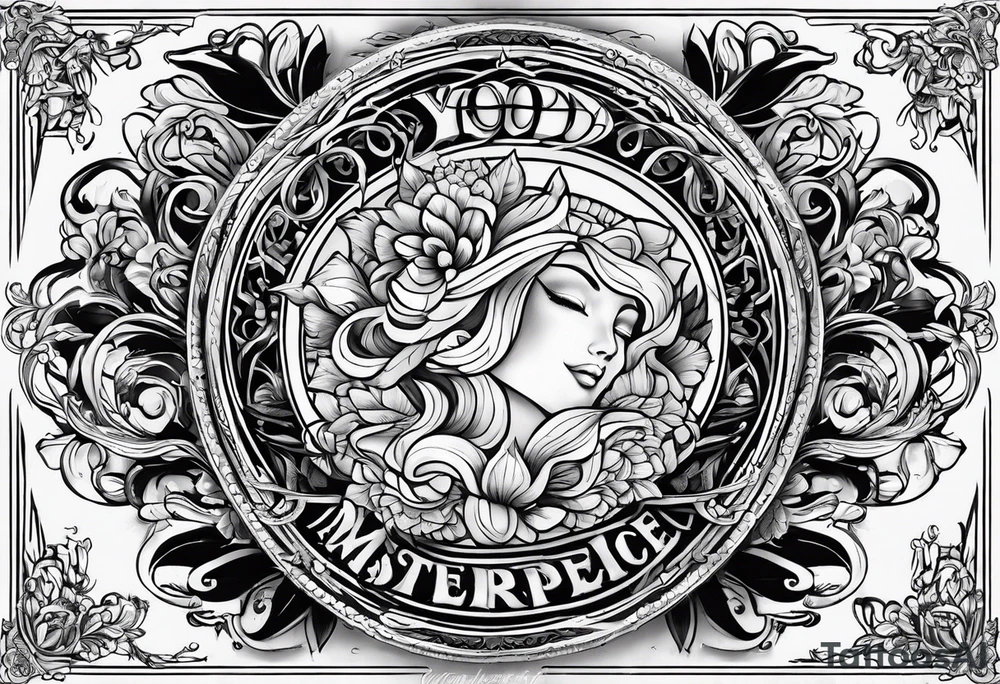 the word "good" tattoo idea