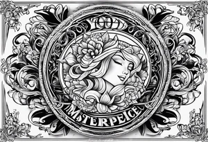 the word "good" tattoo idea