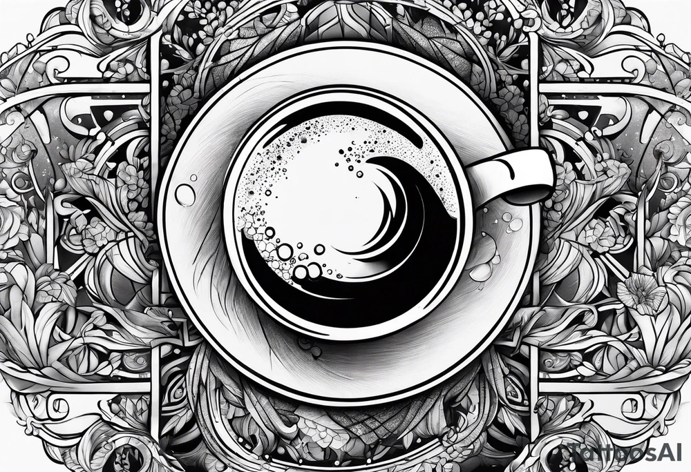caffeine structure tattoo idea