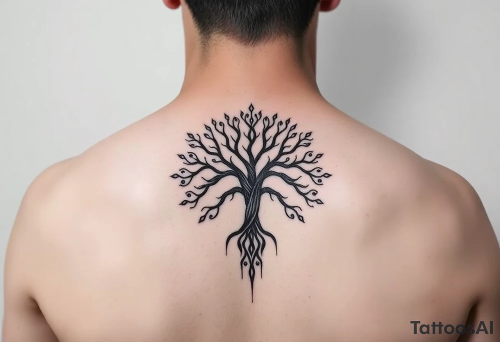 Kabbalah tree of life tattoo idea