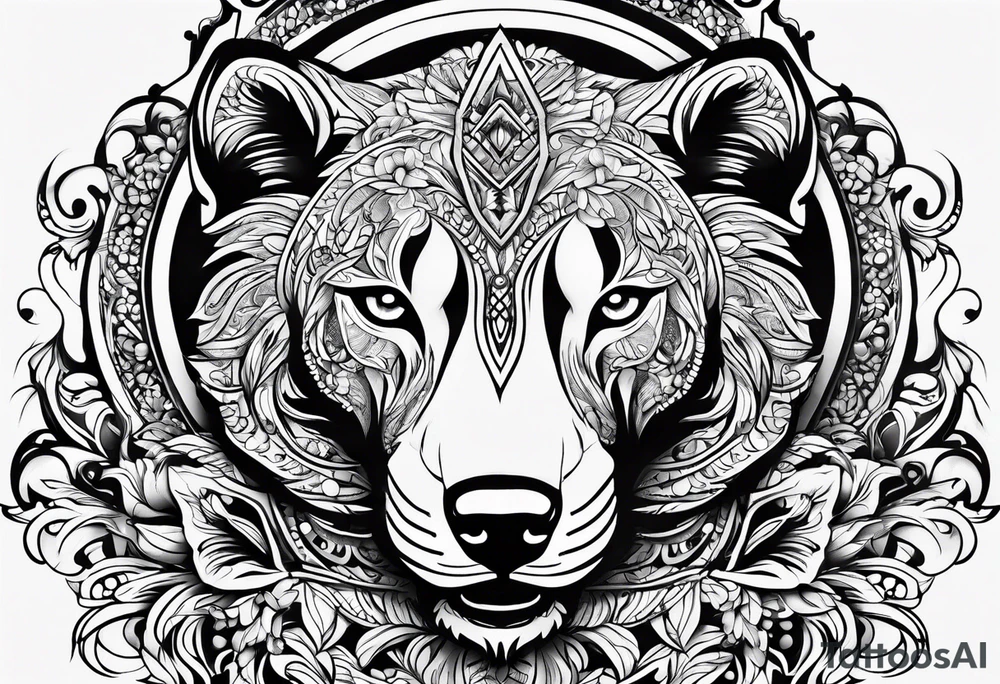 dogfoot tattoo idea